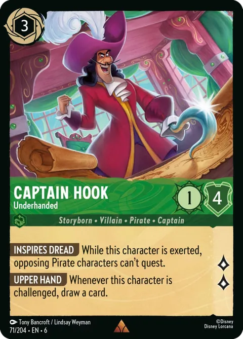 Captain Hook — Underhanded
