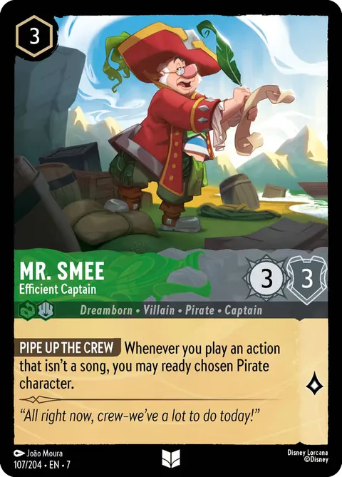 Mr. Smee — Efficient Captain