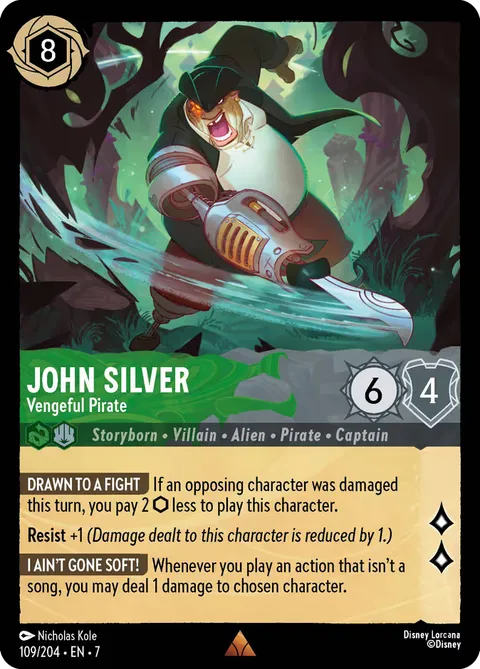 John Silver — Vengeful Pirate
