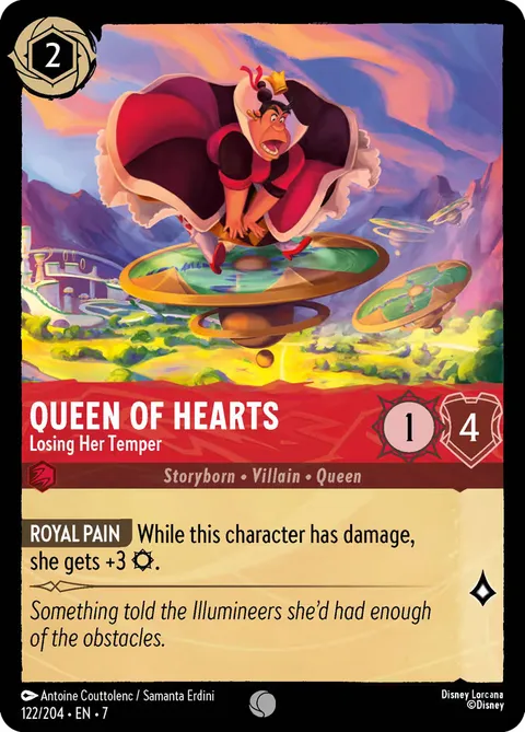 Queen of Hearts — Losing Her Temper