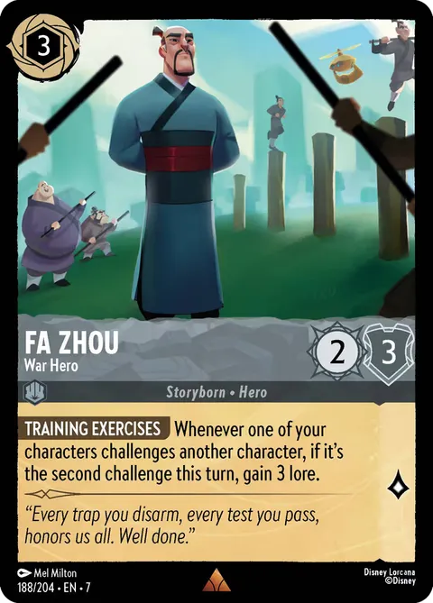 Fa Zhou — War Hero