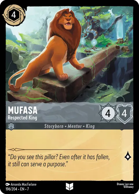 Mufasa — Respected King