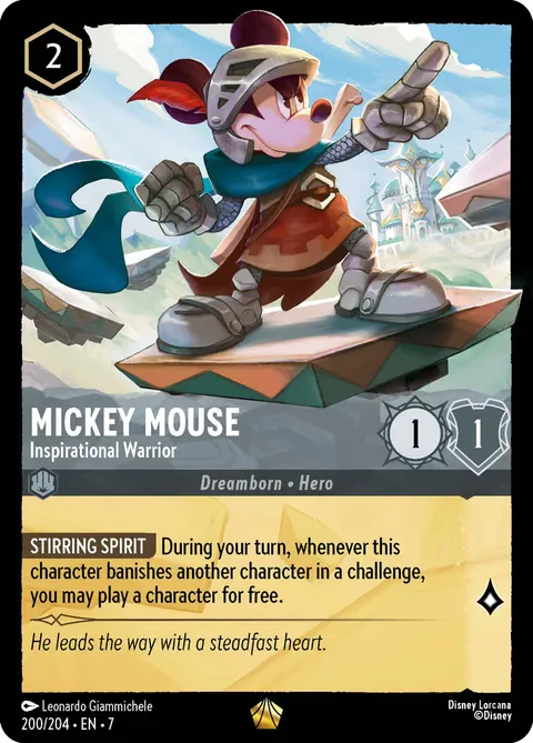 Mickey Mouse — Inspirational Warrior