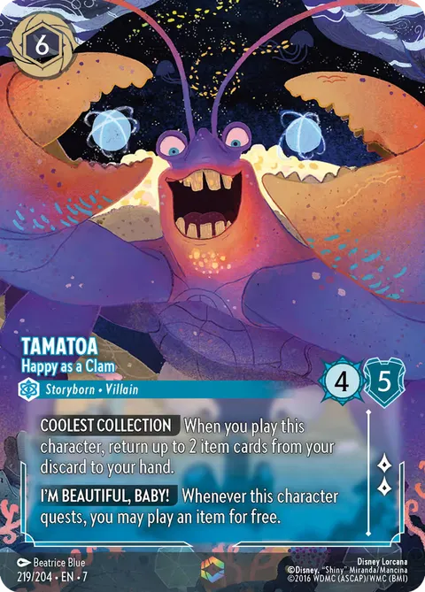 Tamatoa — Happy as a Clam