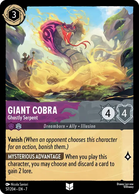Giant Cobra — Ghostly Serpent