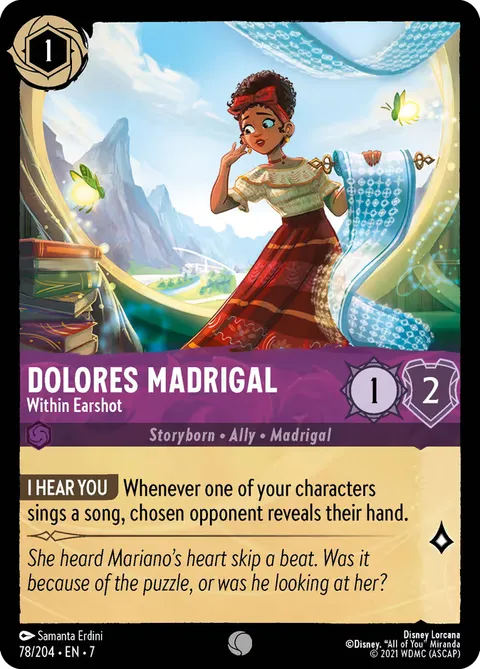 Dolores Madrigal — Within Earshot