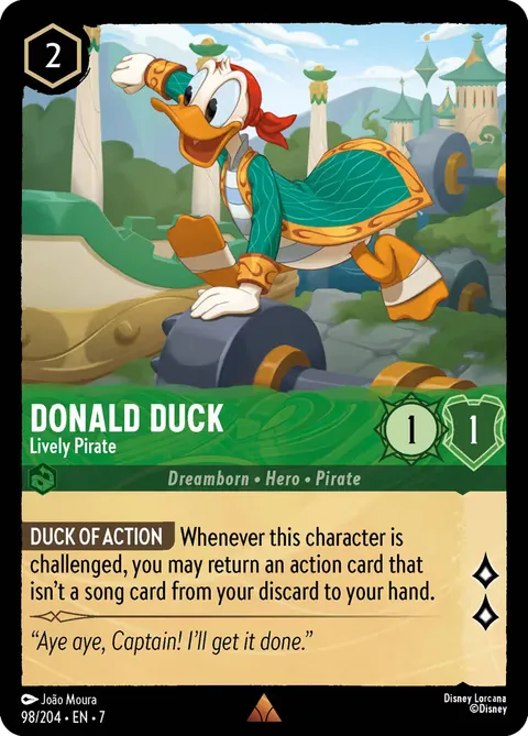 Donald Duck — Lively Pirate