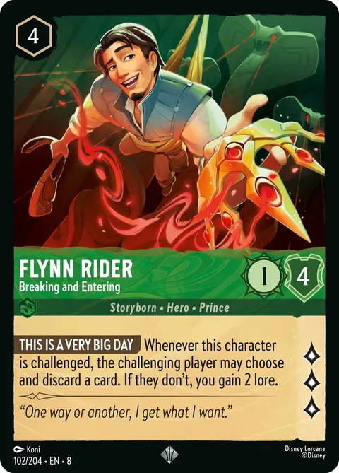 Flynn Rider — Breaking and Entering