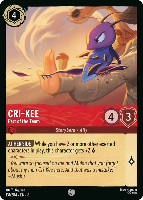 Cri-Kee — Part of the Team