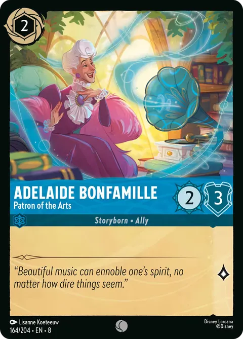 Adelaide Bonfamille — Patron of the Arts