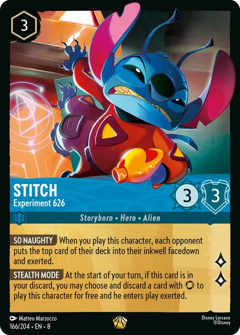 Stitch — Experiment 626