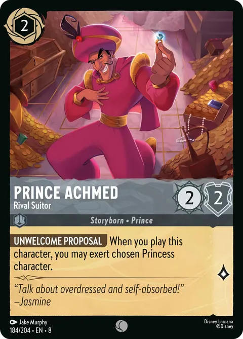 Prince Achmed — Rival Suitor