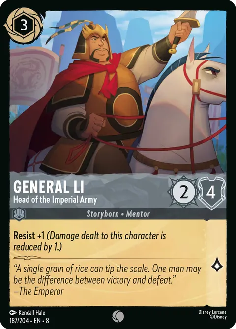 General Li — Head of the Imperial Army