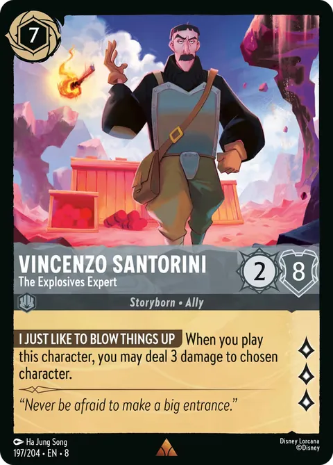 Vincenzo Santorini — The Explosives Expert