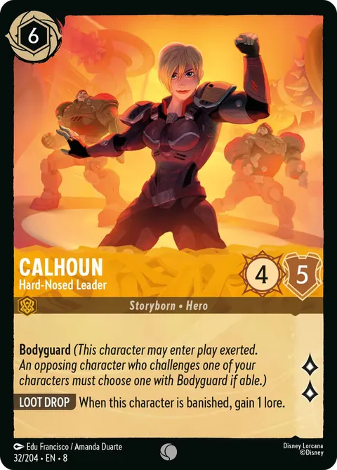 Calhoun — Hard-Nosed Leader