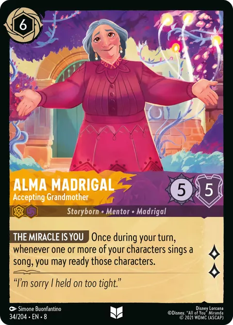 Alma Madrigal — Accepting Grandmother