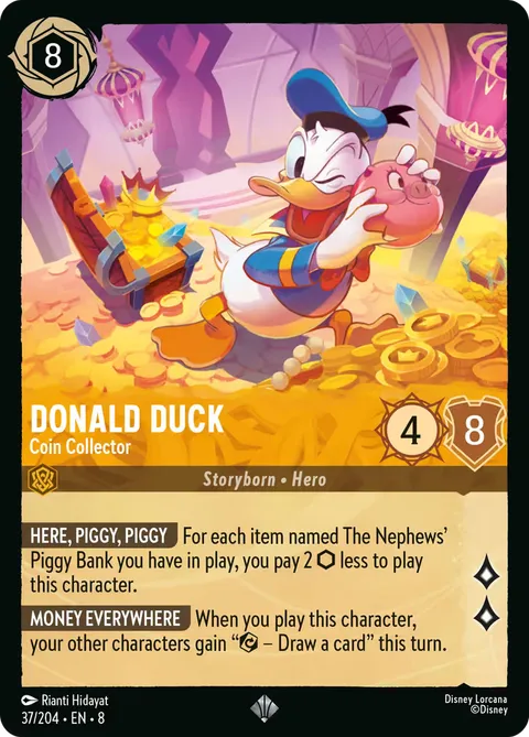 Donald Duck — Coin Collector