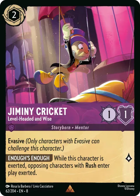Jiminy Cricket — Level-Headed and Wise