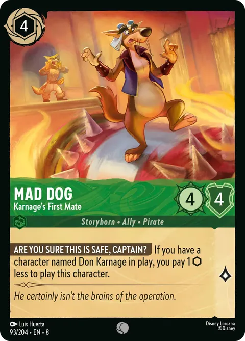 Mad Dog — Karnage's First Mate