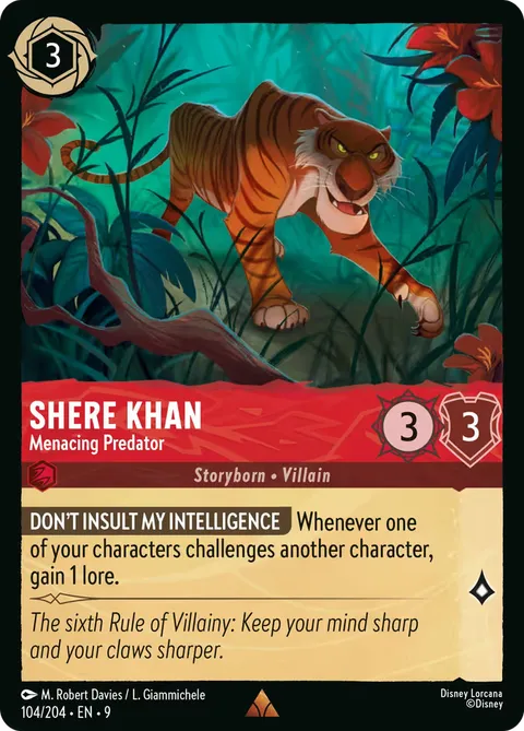 Shere Khan — Menacing Predator