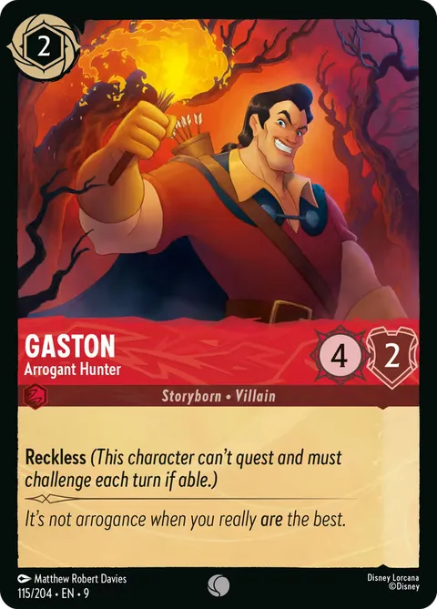 Gaston — Arrogant Hunter