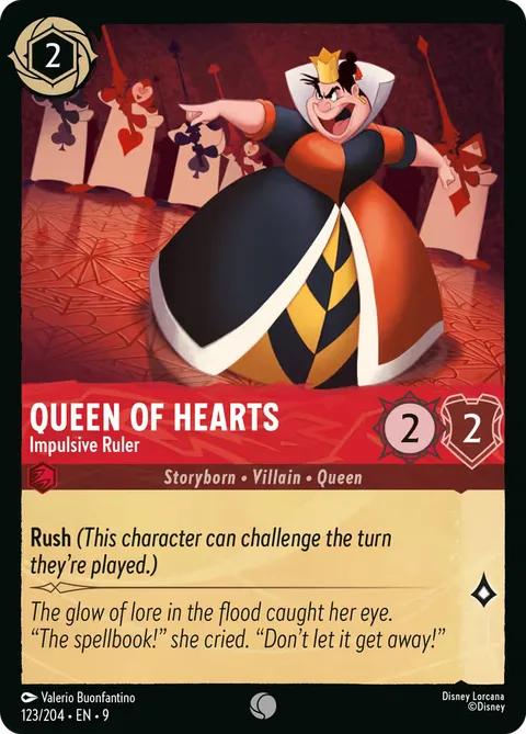 Queen of Hearts — Impulsive Ruler