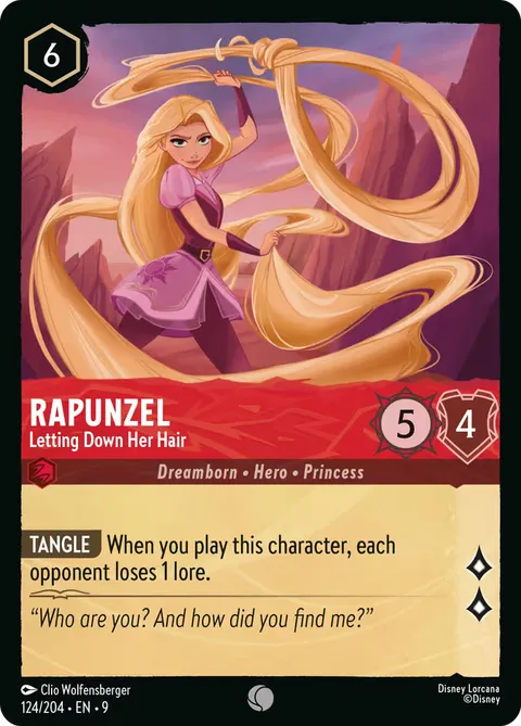 Rapunzel — Letting Down Her Hair
