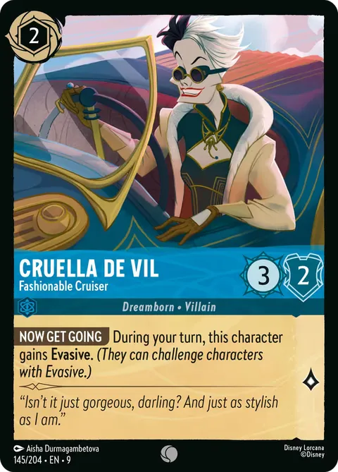 Cruella De Vil — Fashionable Cruiser