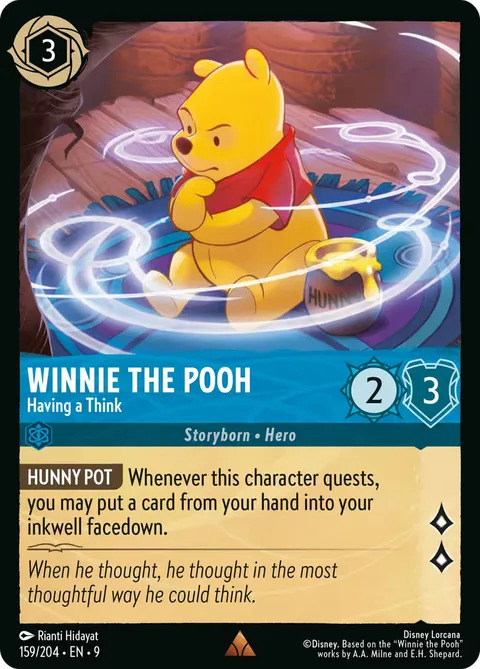 Winnie the Pooh — Having a Think