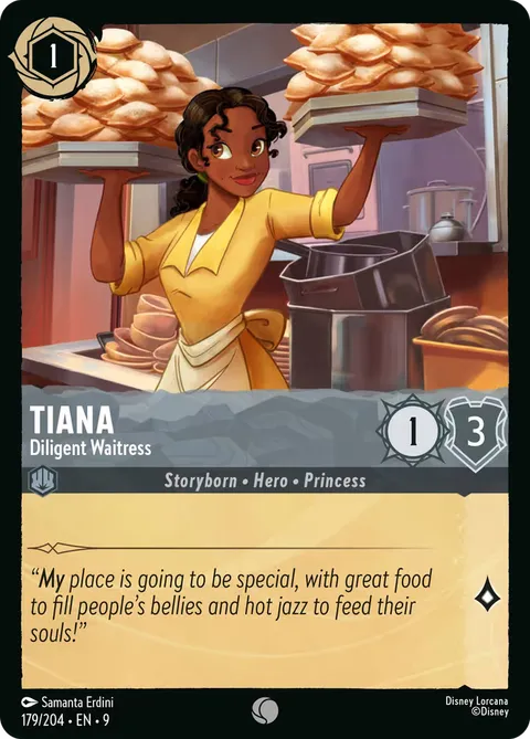 Tiana — Diligent Waitress