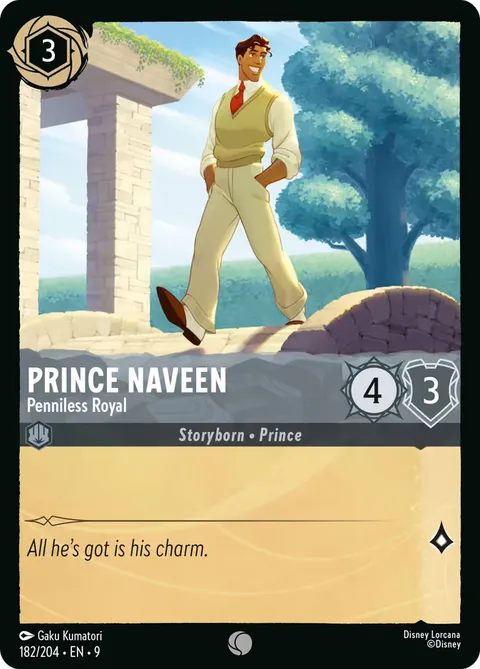 Prince Naveen — Penniless Royal