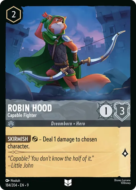 Robin Hood — Capable Fighter