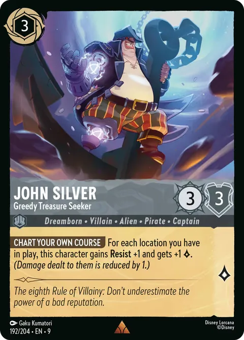 John Silver — Greedy Treasure Seeker