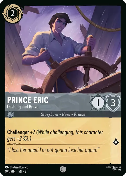 Prince Eric — Dashing and Brave