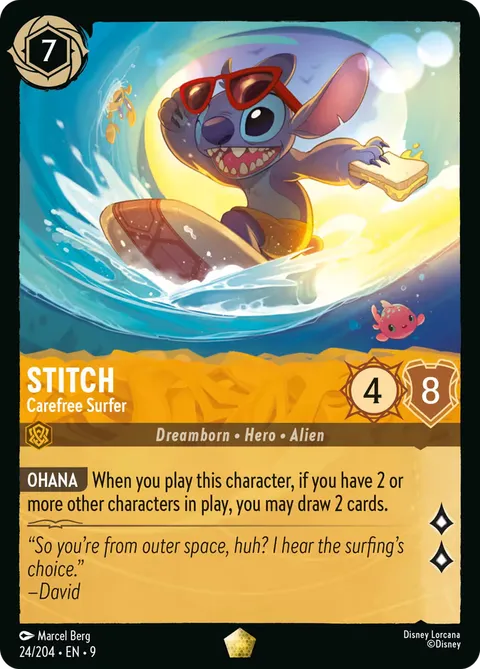 Stitch — Carefree Surfer