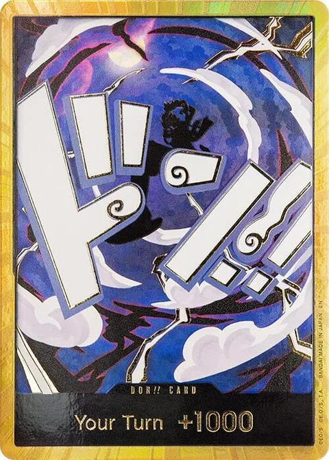 DON!! Card (GEAR5 Luffy) (Gold)