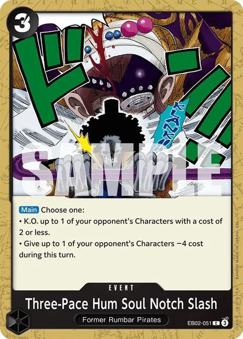 Three-Pace Hum Soul Notch Slash