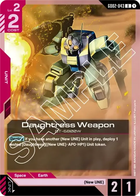 Daughtress Weapon