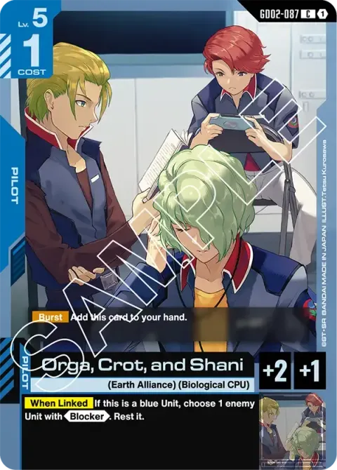 Orga, Crot, and Shani