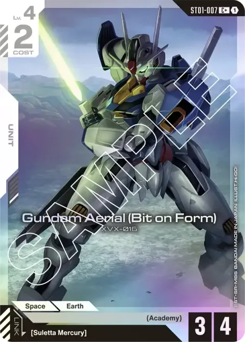 Gundam Aerial (Bit on Form)