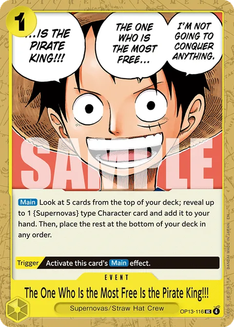 The One Who Is the Most Free Is the Pirate King!!!