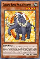 Crystal Beast Amber Mammoth