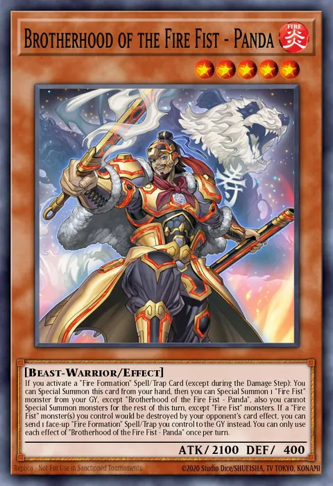 Brotherhood of the Fire Fist - Panda
