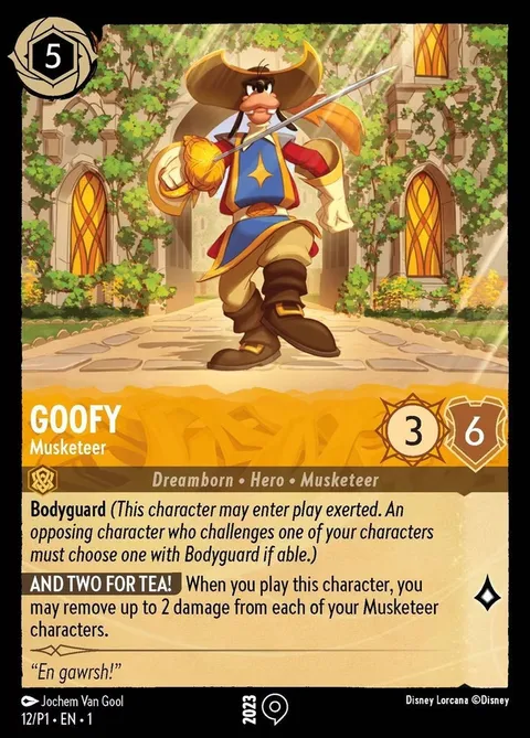 Goofy — Musketeer