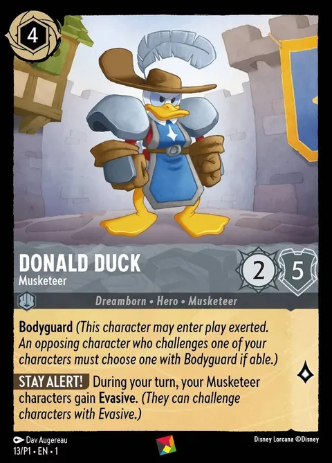 Donald Duck — Musketeer
