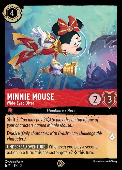 Minnie Mouse — Wide-Eyed Diver