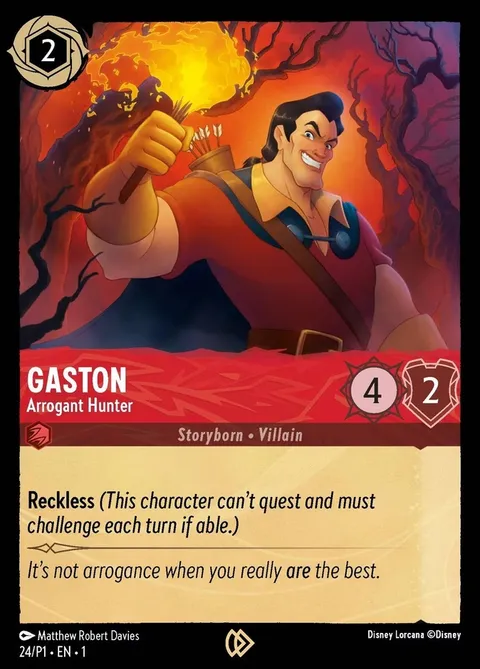 Gaston — Arrogant Hunter