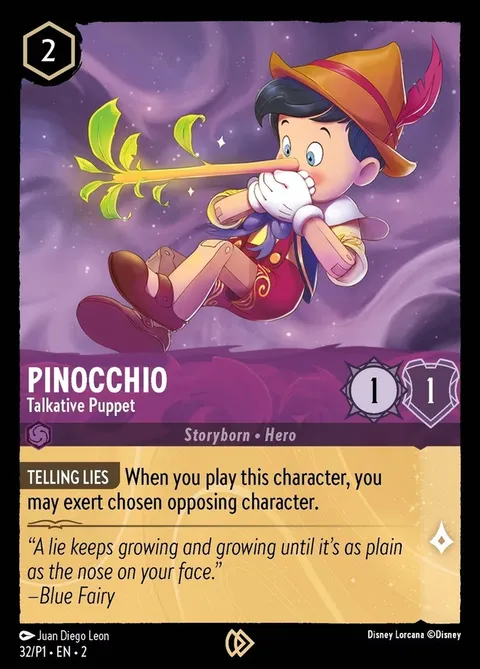 Pinocchio — Talkative Puppet