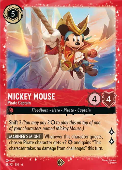 Mickey Mouse — Pirate Captain