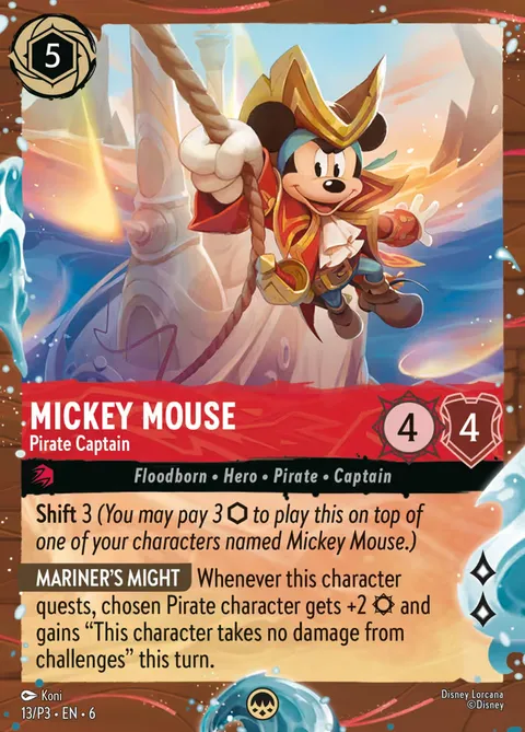Mickey Mouse — Pirate Captain
